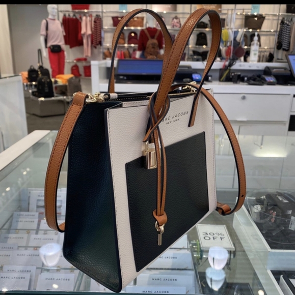 Marc Jacobs Grind Mini Tote Crossbody Colorblock - Picture 4 of 6